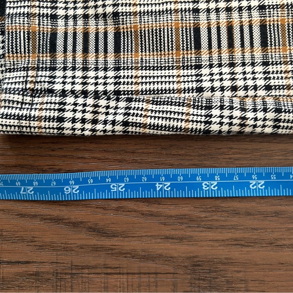 Natural Reflections Black and Brown Plaid Women's Pants Comfy Elastic Waist Band - Picture 8 of 8